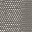 Valencia Graphite geometric lattice wallpaper by Schumacher, metallic trellis pattern on dark background