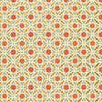 Serallo Mosaic Persimmon geometric wallpaper by Schumacher, hand screen printed with a bold Byzantine-inspired pattern.
