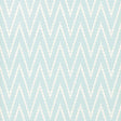 Kasari Ikat Sky wallpaper by Schumacher featuring a blue and white zigzag ikat pattern.