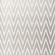 Kasari Ikat Silver wallpaper with a zigzag chevron pattern by Schumacher