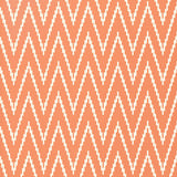 Kasari Ikat wallpaper in terra cotta with a bold zigzag ikat pattern by Schumacher