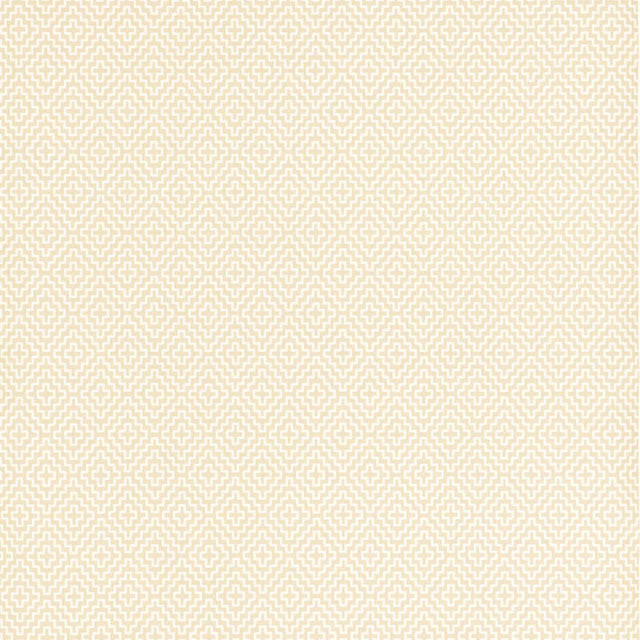 SOHO DIAMOND wallpaper in Alabaster from the Byzantium Collection by Schumacher, geometric diamond pattern wallcovering.