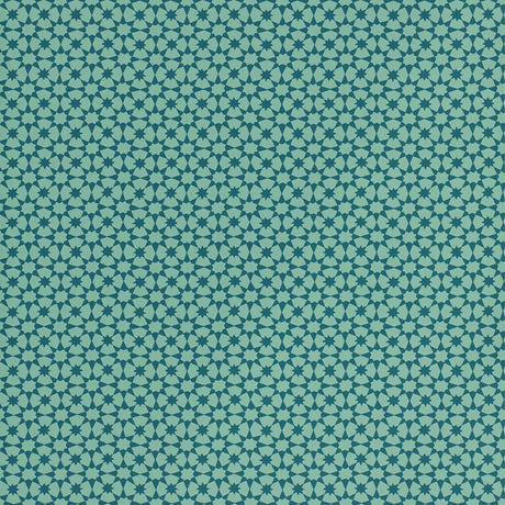 Medina Peacock geometric wallpaper pattern from the Byzantium collection by Schumacher