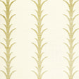 Acanthus Stripe Sisal wallpaper in Filigree by Schumacher, featuring a stylized acanthus motif on a sisal ground, designed by Celerie Kemble.