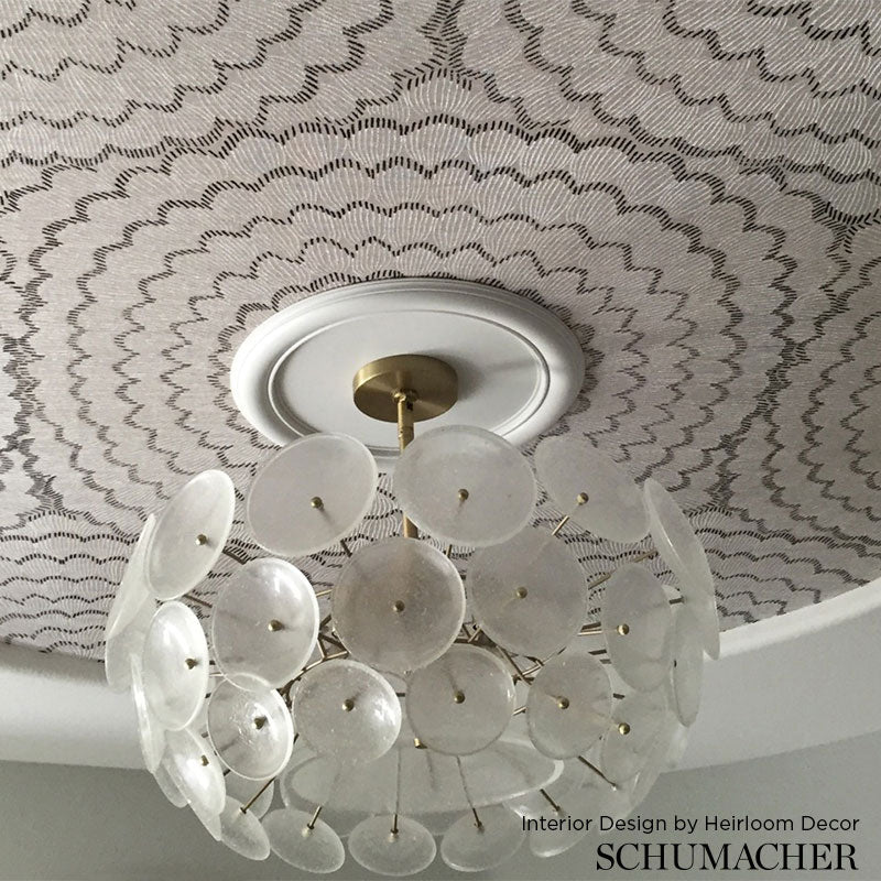 Feather Bloom Sisal Dove by Celerie Kemble Schumacher Wallpaper – 5006070