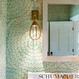 Feather Bloom Sisal Emerald & Ore by Celerie Kemble – Schumacher 5006072