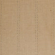 Stud Stripe wallpaper in Natural / Bronze by Celerie Kemble for Schumacher, featuring metallic nailhead stripes on a jute burlap ground.