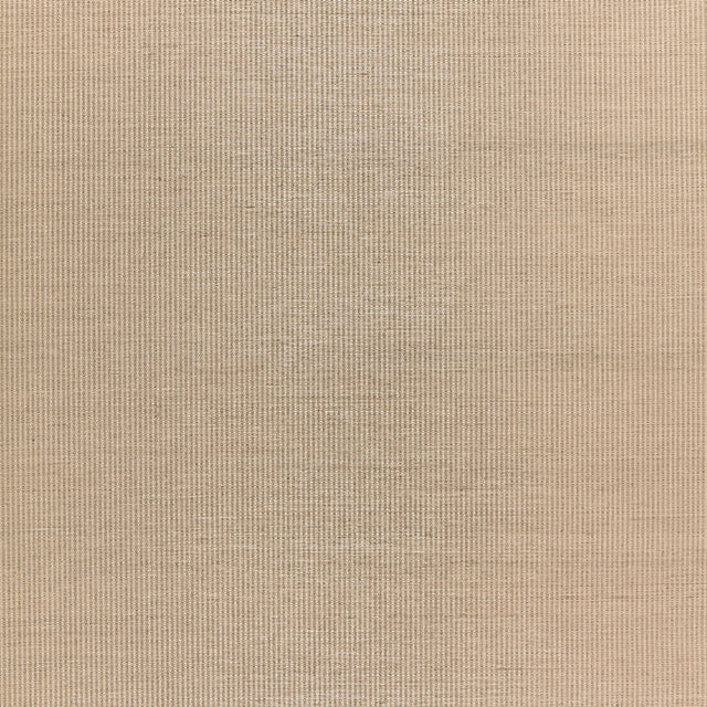 Harshaw Pinstripe Sisal wallpaper in Malt by Schumacher, a classic sisal wallcovering with subtle pinstripes.
