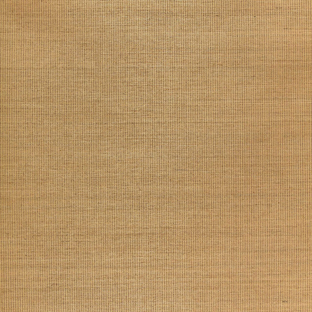 Harshaw Pinstripe Sisal wallpaper in Pecan by Schumacher, a classic sisal wallcovering with subtle pinstripes and natural texture.