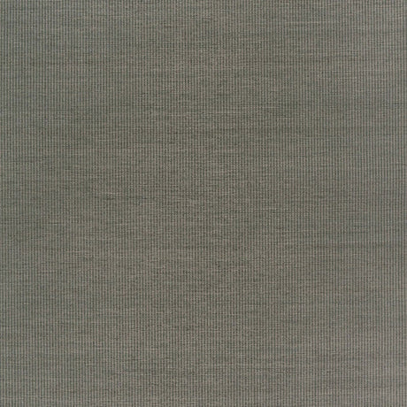 Harshaw Pinstripe Sisal wallpaper in Smoke by Schumacher. Subtle pinstripe texture in a smoky grey tone.