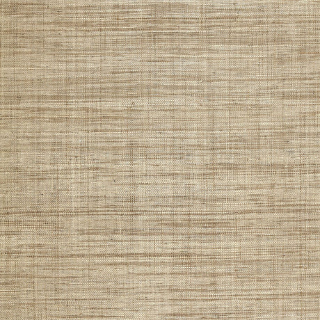 Weston Raffia Weave wallpaper in grey by Schumacher, featuring a thick, tight weave texture for added depth and natural beauty.