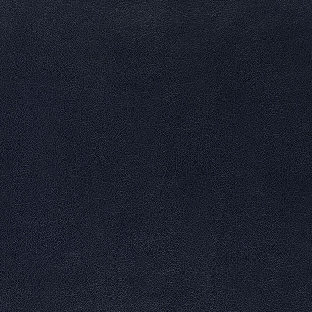 Canyon Leather navy embossed vinyl wallcovering by Schumacher, Luxe Lodge Collection