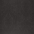 Breckenridge Paisley Charcoal Luxe Lodge wallpaper by Schumacher. Intricate paisley pattern in dark charcoal tones.