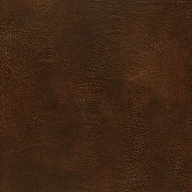 Amarillo Saddle Luxe Lodge faux leather textured wallcovering by Schumacher