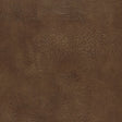Textured brown faux leather wallcovering in Black Walnut colorway from Schumacher's Luxe Lodge collection, Amarillo pattern.