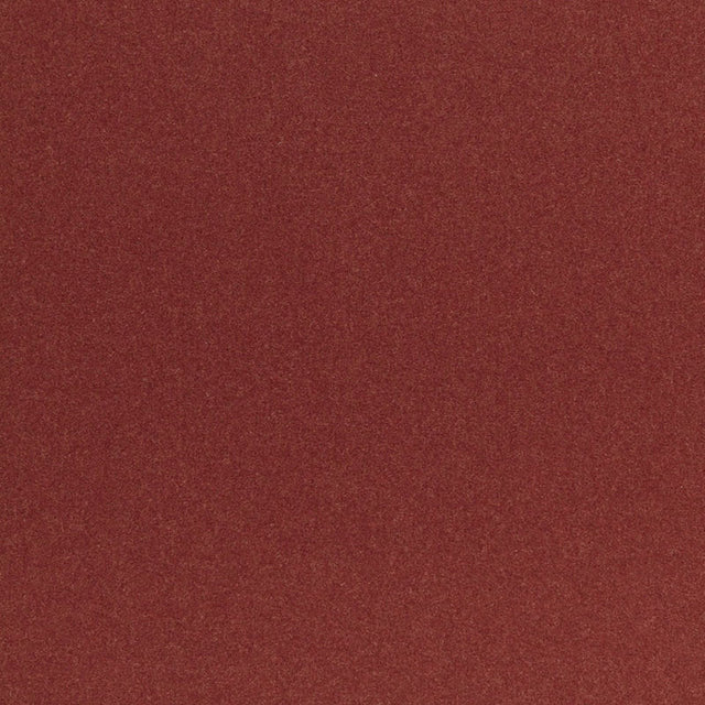 Chester Wool Sidewall in Carmine by Schumacher - Luxe Italian wool wallcovering in a rich red hue