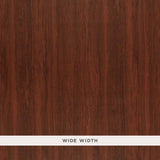 Brazilian Cherry Woodgrain wallpaper in Cordovan by Schumacher - Luxe Lodge Collection