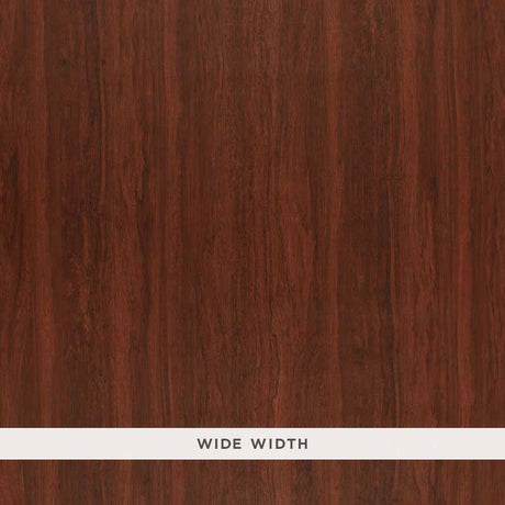 Brazilian Cherry Woodgrain wallpaper in Cordovan by Schumacher - Luxe Lodge Collection