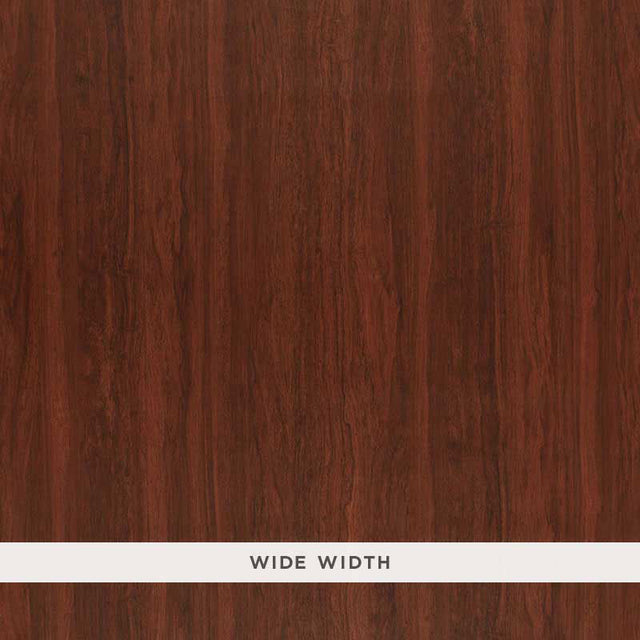 Brazilian Cherry Woodgrain wallpaper in Cordovan by Schumacher - Luxe Lodge Collection
