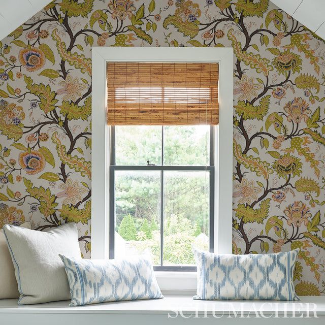 Sinhala Sidewall Bittersweet by Schumacher Martyn Lawrence Bullard Wallpaper – Schumacher 5006610
