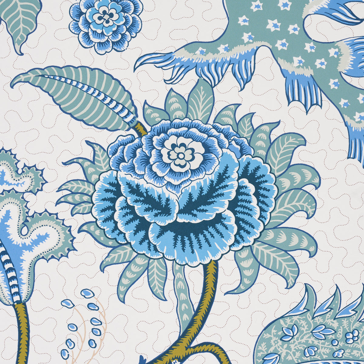 Sinhala Sidewall Sky by Schumacher Botanical Floral Wallpaper – 5006612