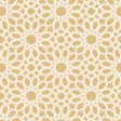 Agadir Screen geometric floral wallpaper in mocha by Schumacher, designed by Martyn Lawrence Bullard, shown in close-up and installed in an interior.