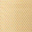 Mughal Leaf wallpaper in Burnished Gilt by Schumacher, designed by Martyn Lawrence Bullard. Tightly patterned leaf print in gold and cream.