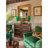 Bosphorus Border Sepia by Schumacher Hand-Printed Greek Key Wallpaper Border – Schumacher 5006721