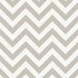 Chevron stripe wallpaper in dusk colorway by Schumacher, styled in a modern entryway.