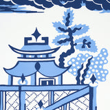 NANJING Porcelain Scenic Chinoiserie Wallpaper – Schumacher 5006911