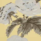Pyne Hollyhock Buttercup by Schumacher Hand-Screened Floral Wallpaper – Schumacher 5006925