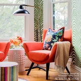 Zebra Palm Jungle by Schumacher Bold Palm Frond Wallpaper – Schumacher 5006931