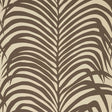 Zebra Palm wallpaper in Java by Schumacher, featuring bold palm leaf silhouettes for a striking, modern look.