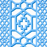 Zanzibar Trellis Blue by Schumacher Geometric Trellis Wallpaper – Schumacher 5006947