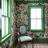 Seychelles Ivory Tropical Bird & Floral Wallpaper – Schumacher 5006970