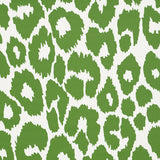 Iconic Leopard Green by Schumacher Animal Print Wallpaper – Schumacher 5007015