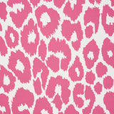 Iconic Leopard Pink by Schumacher Bold Animal Print Wallpaper – Schumacher 5007016