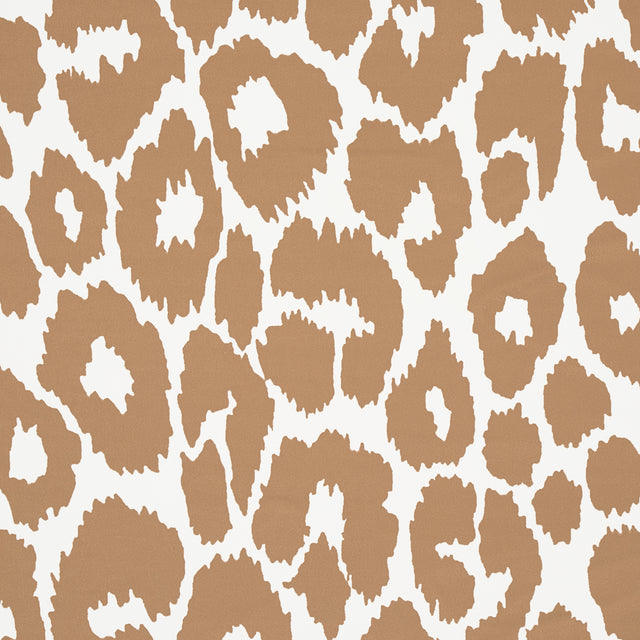 Iconic Leopard Camel by Schumacher Animal Print Wallpaper – Schumacher 5007017