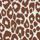Iconic Leopard Brown by Schumacher Preppy Chic Animal Print Wallpaper – Schumacher 5007018