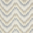 PETIT FEU wallpaper in greige with a chevron zigzag pattern from Schumacher's THE SMART SET collection.