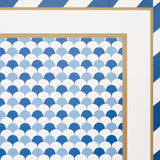 ROBINCHON PANEL A Blue by Schumacher Geometric Wallpaper Panel – Schumacher 5007101