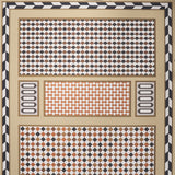 ROBINCHON PANEL B Brown by Schumacher Geometric Wallpaper Panel – Schumacher 5007110