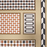 ROBINCHON PANEL B Brown by Schumacher Geometric Wallpaper Panel – Schumacher 5007110