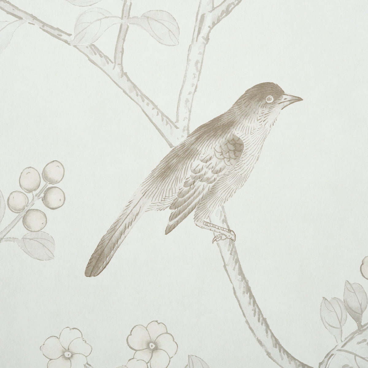 Chinois Palais Panel Neutral by Schumacher Chinoiserie Wallpaper Panel – Schumacher 5007122