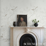 Chinois Palais Panel Neutral by Schumacher Chinoiserie Wallpaper Panel – Schumacher 5007122