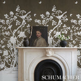 Chinois Palais Panel Chocolate by Mary McDonald – Schumacher 5007129