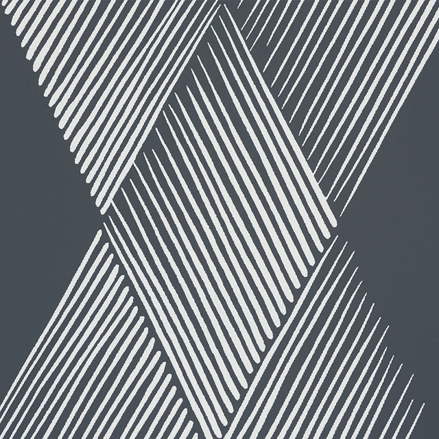 Fetlock Carbon by Schumacher Modern Diamond Wallpaper – Club Cavalier Collection 5007131