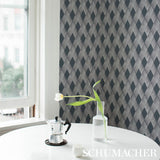 Fetlock Carbon by Schumacher Modern Diamond Wallpaper – Club Cavalier Collection 5007131