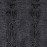 Komodo Black Orchid faux embossed wallpaper with a luminous, shimmering finish and opulent texture by Schumacher.