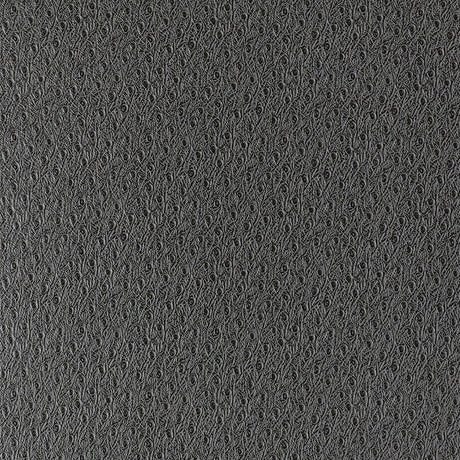 OSTRICH Graphite embossed faux skin wallpaper by Schumacher. Distinctive textured wallcovering in dark grey.